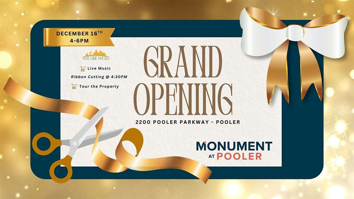Grand Opening of Monument at Pooler