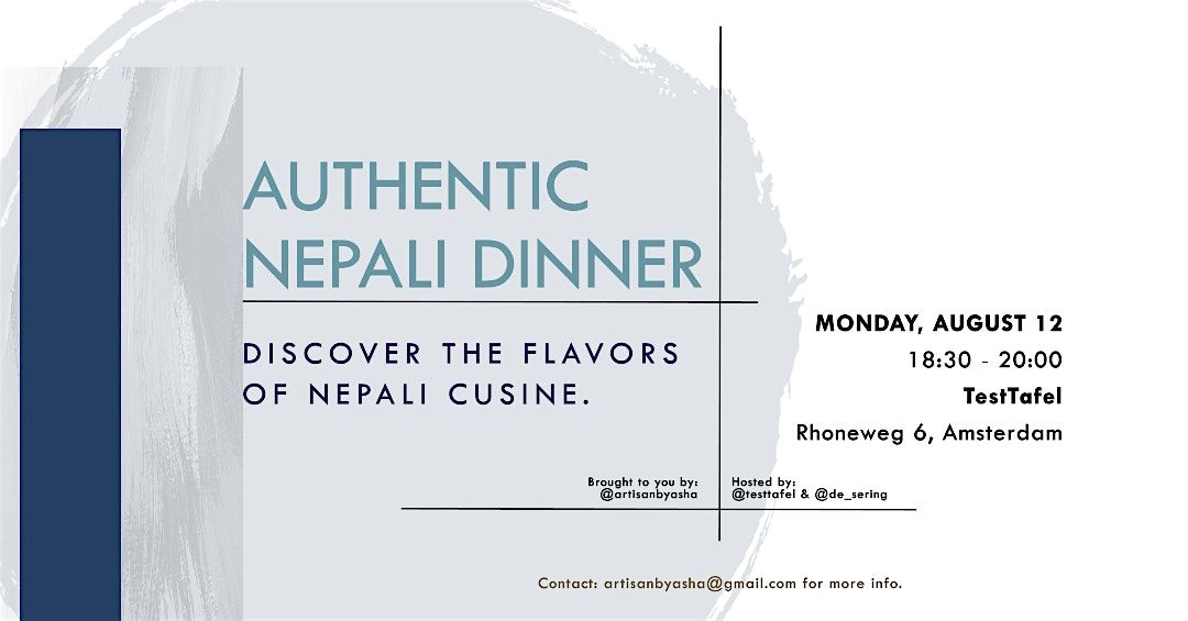 Authentic Nepali Dinner