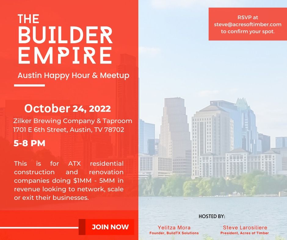 The Builder Empire: Austin Happy Hour + Meetup