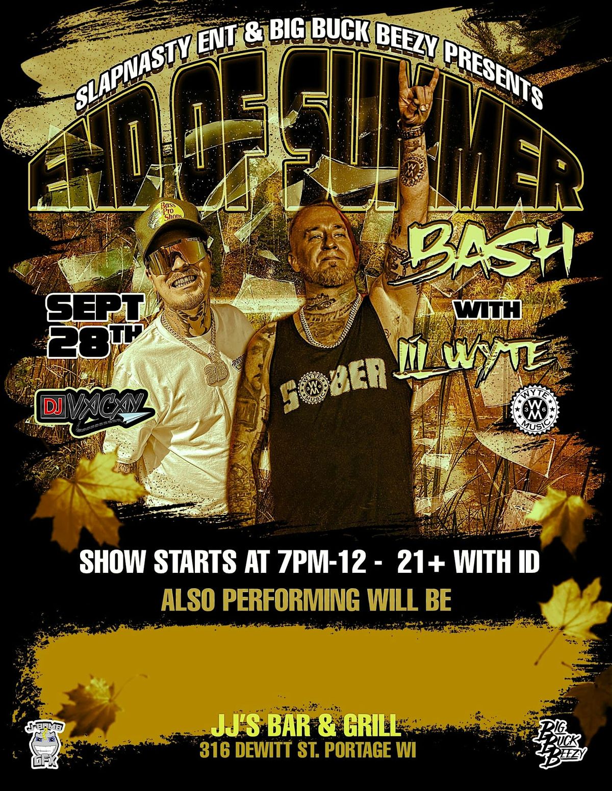 End of Summer Bash with Lil Wyte, Big Buck Beezy and More!