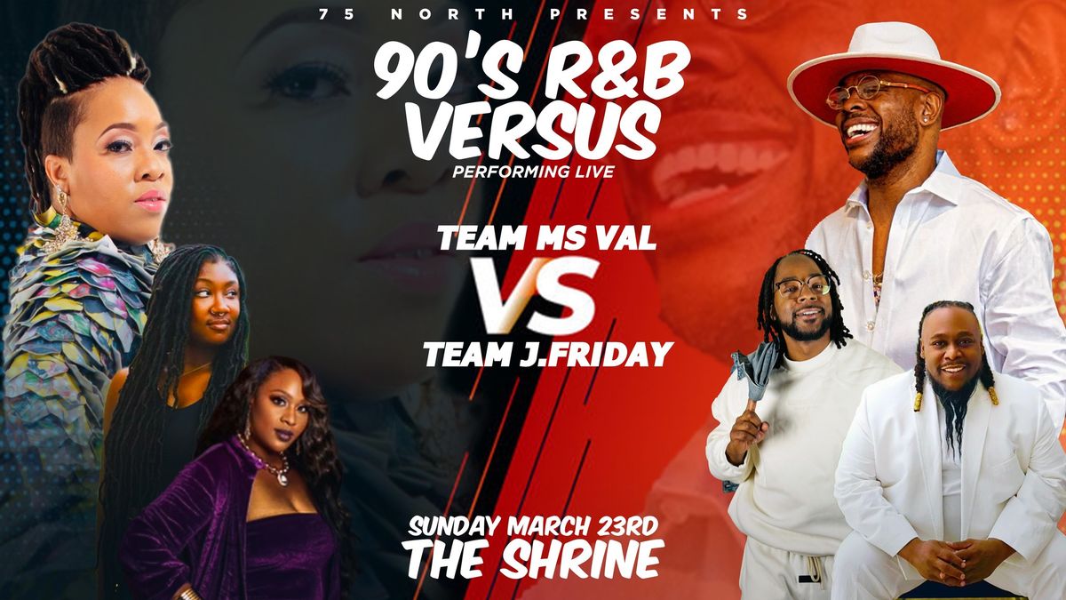 90\u2019s R&B versus Male Group Vs. Female Group 