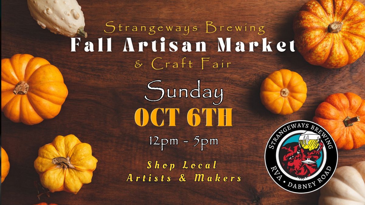 Fall Artisan Market at Strangeways