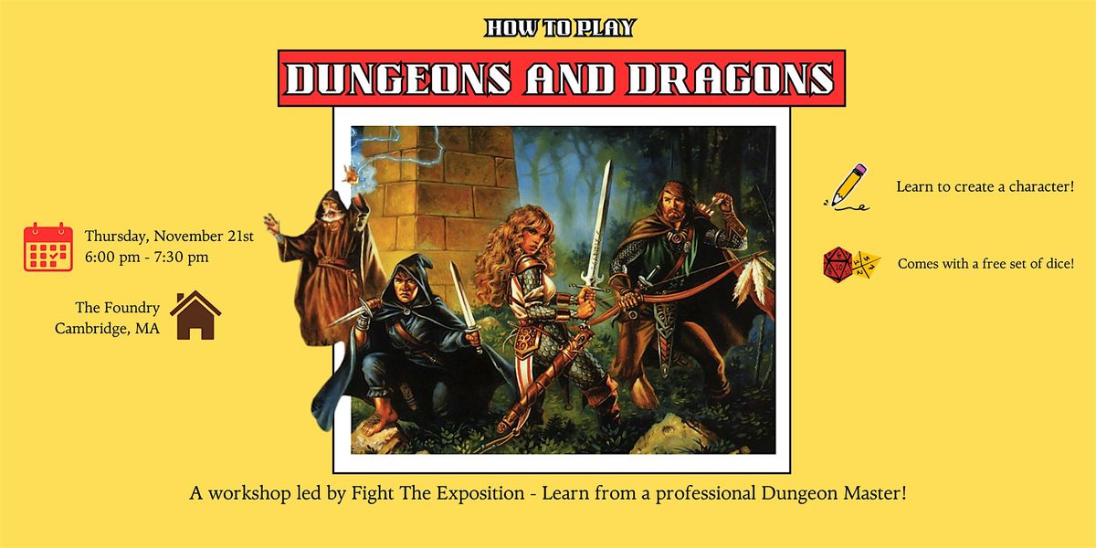 How To Play Dungeons and Dragons - A Beginner's Workshop