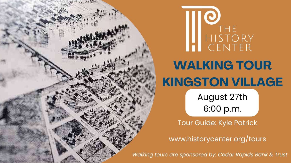 Walking Tour - Kingston Village NEW DATE