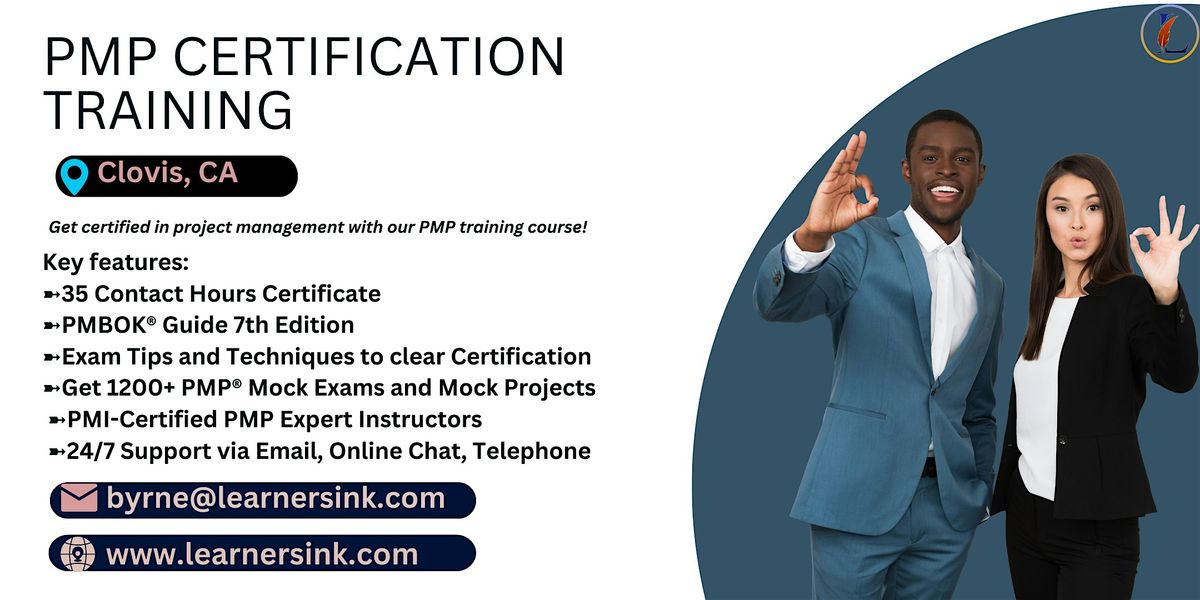 PMP Training Bootcamp in Clovis, CA