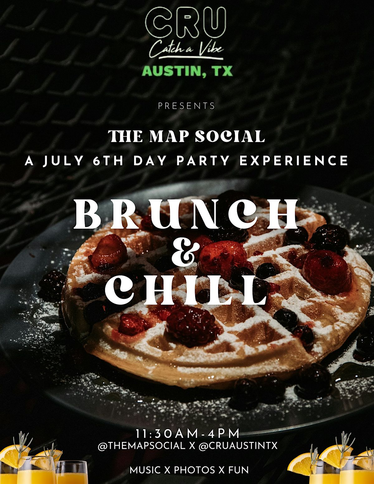 The Map Social Brunch and Chill at Cru Lounge