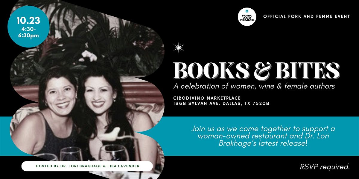 BOOKS & BITES: A Celebration of Women, Wine & Female Authors