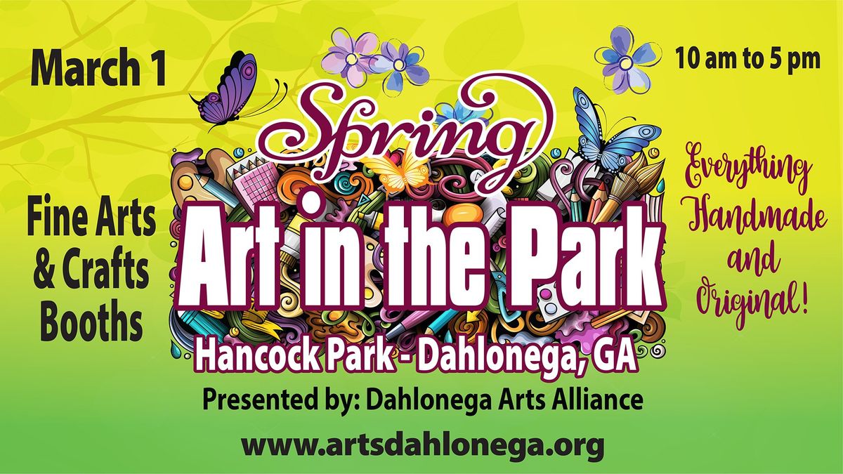 DAA Spring Art in the Park - March 1st, 2025!