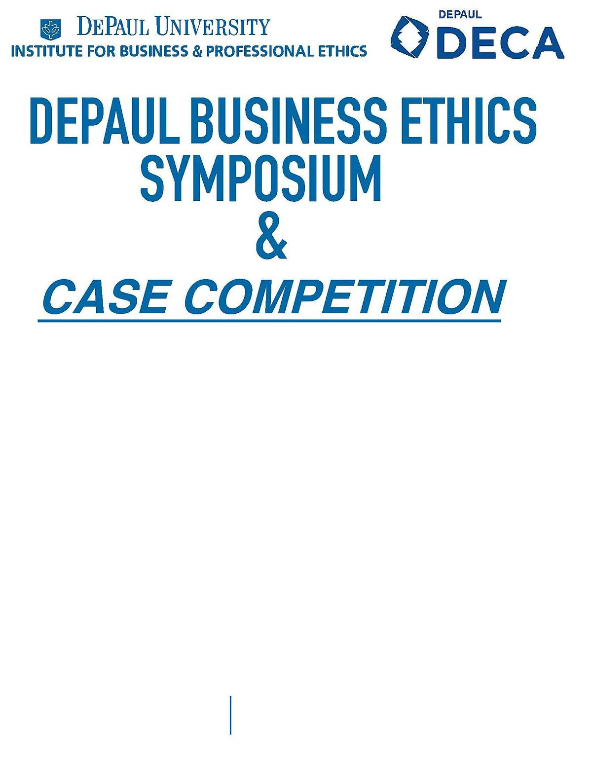 2024 DePaul Business Ethics Symposium & Case Competition