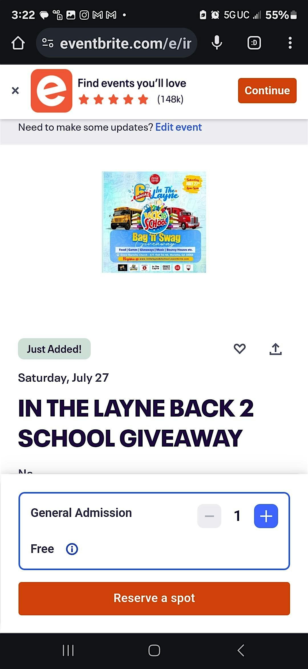 IN THE LAYNE BACK 2 SCHOOL GIVEAWAY