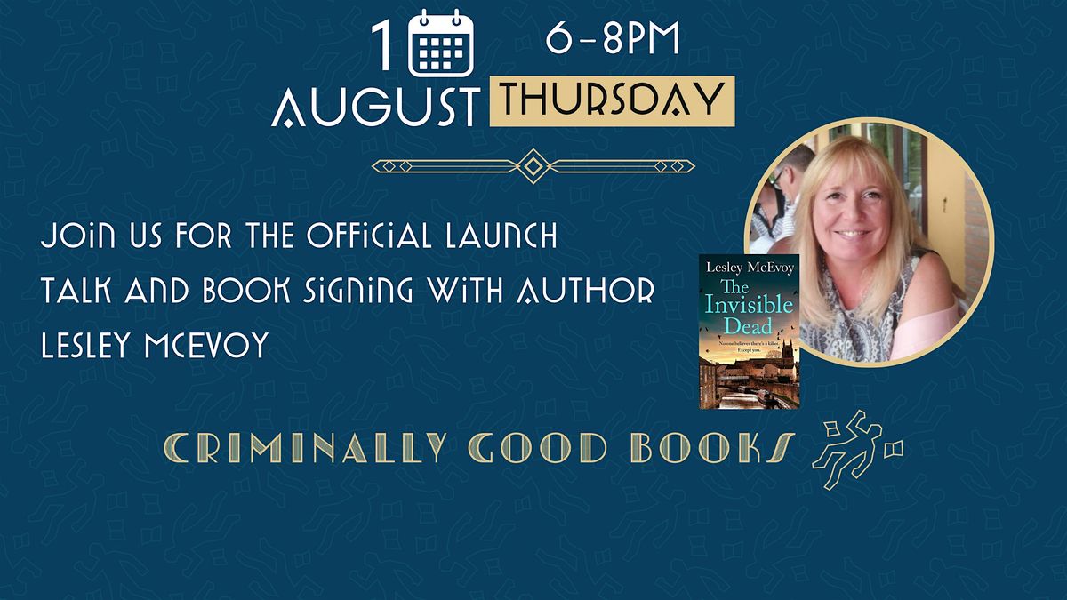 Book Launch, Talk & Signing with Author Lesley McEvoy