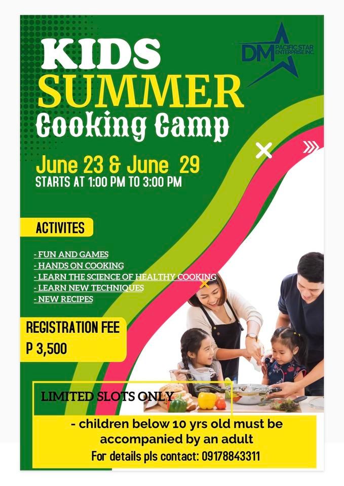 Kids Summer Cooking Camp! 1st Module
