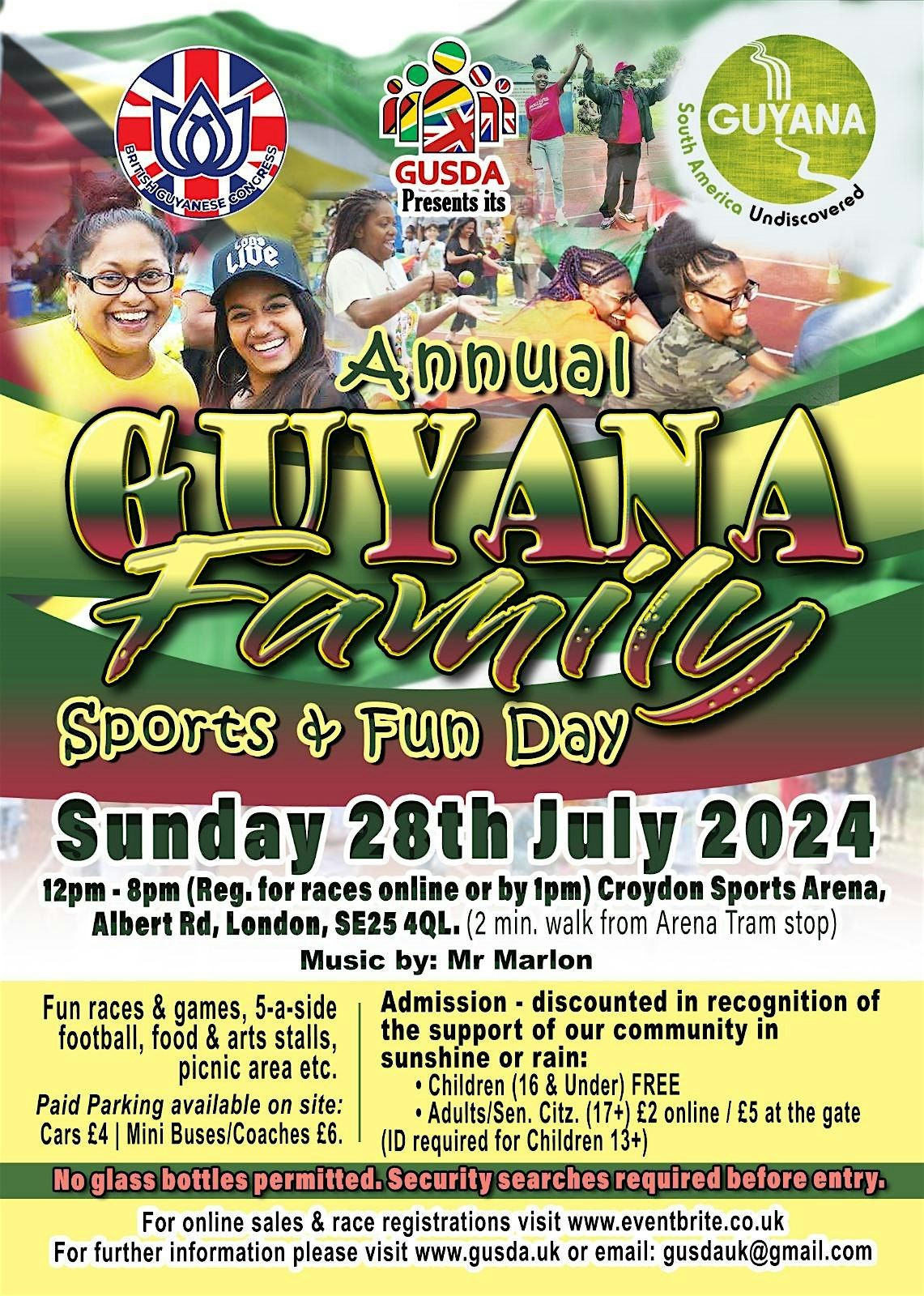 GUYANA FAMILY SPORTS & FUN DAY 2024