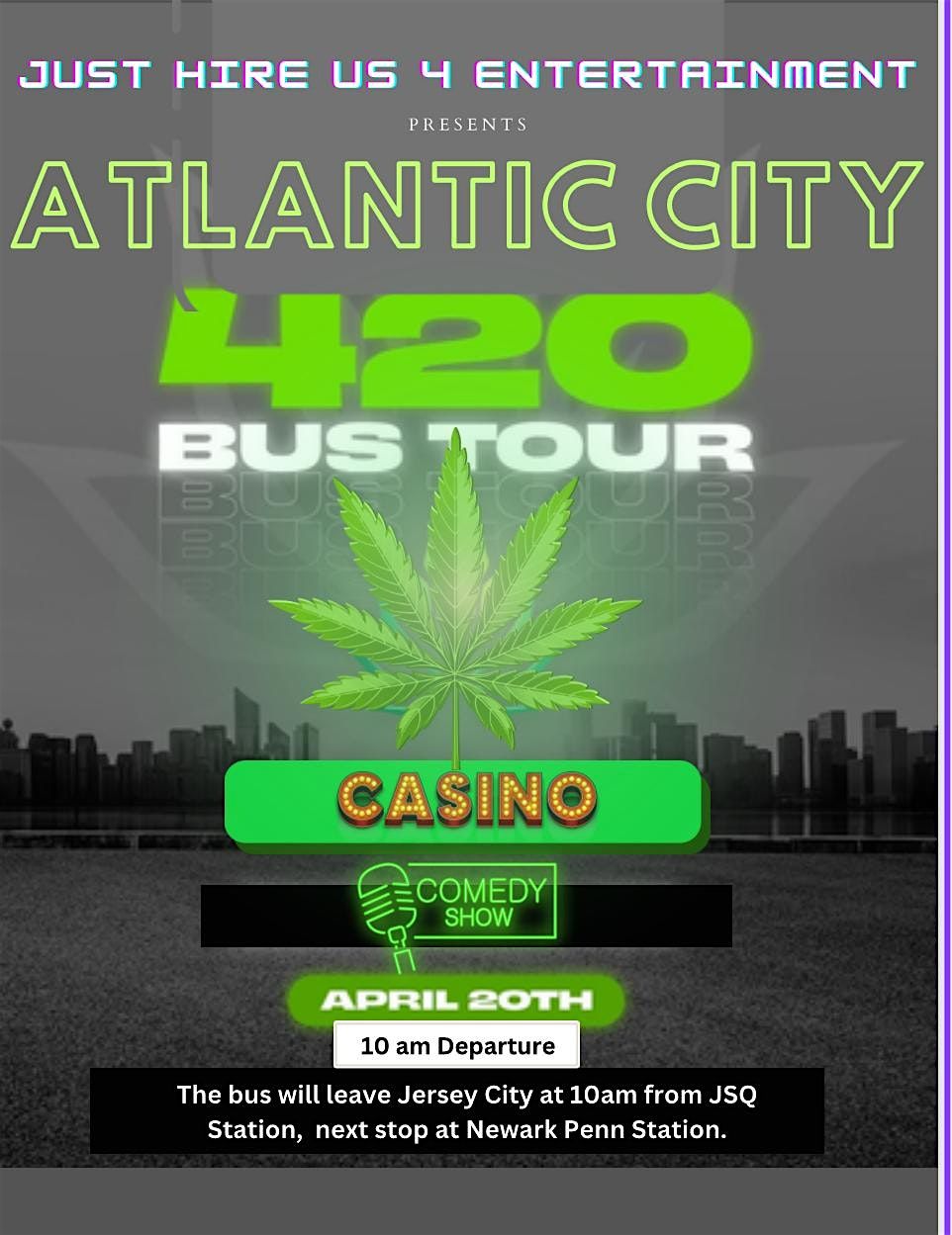 Atlantic City Comedy Bus Tour