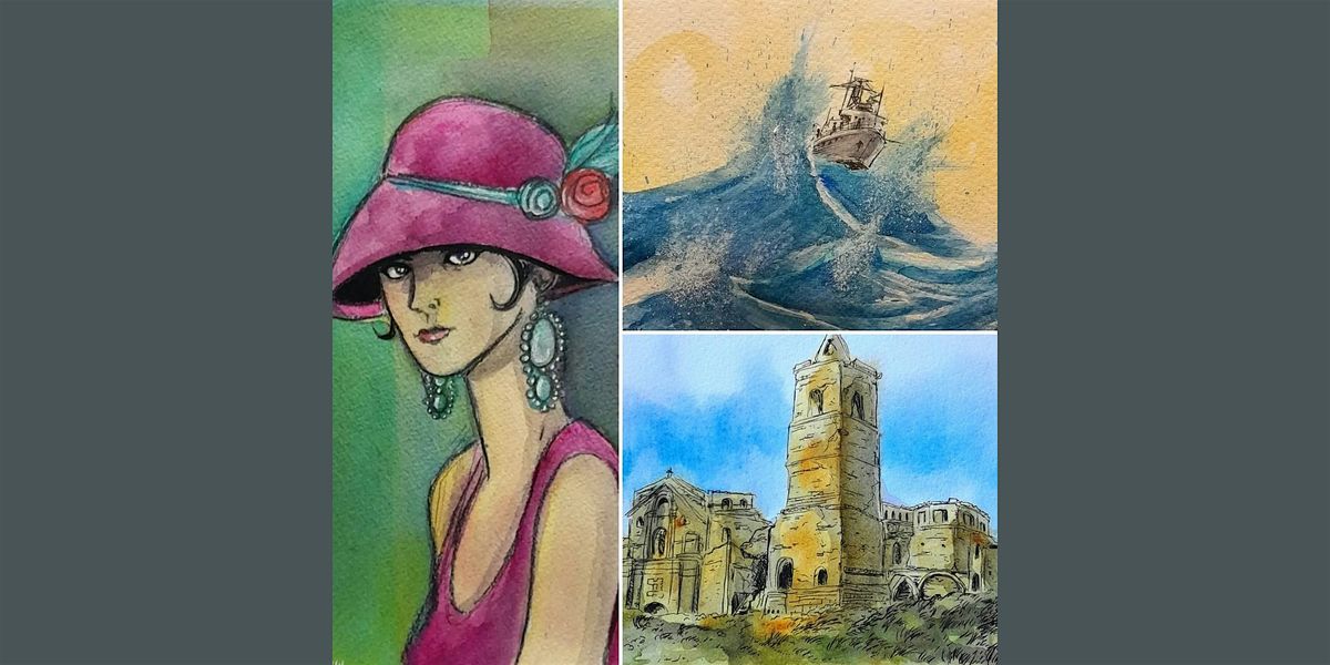 Drawing and Watercolor Workshop II Jay Stuart - Saturday Oct. 12, 19, 26