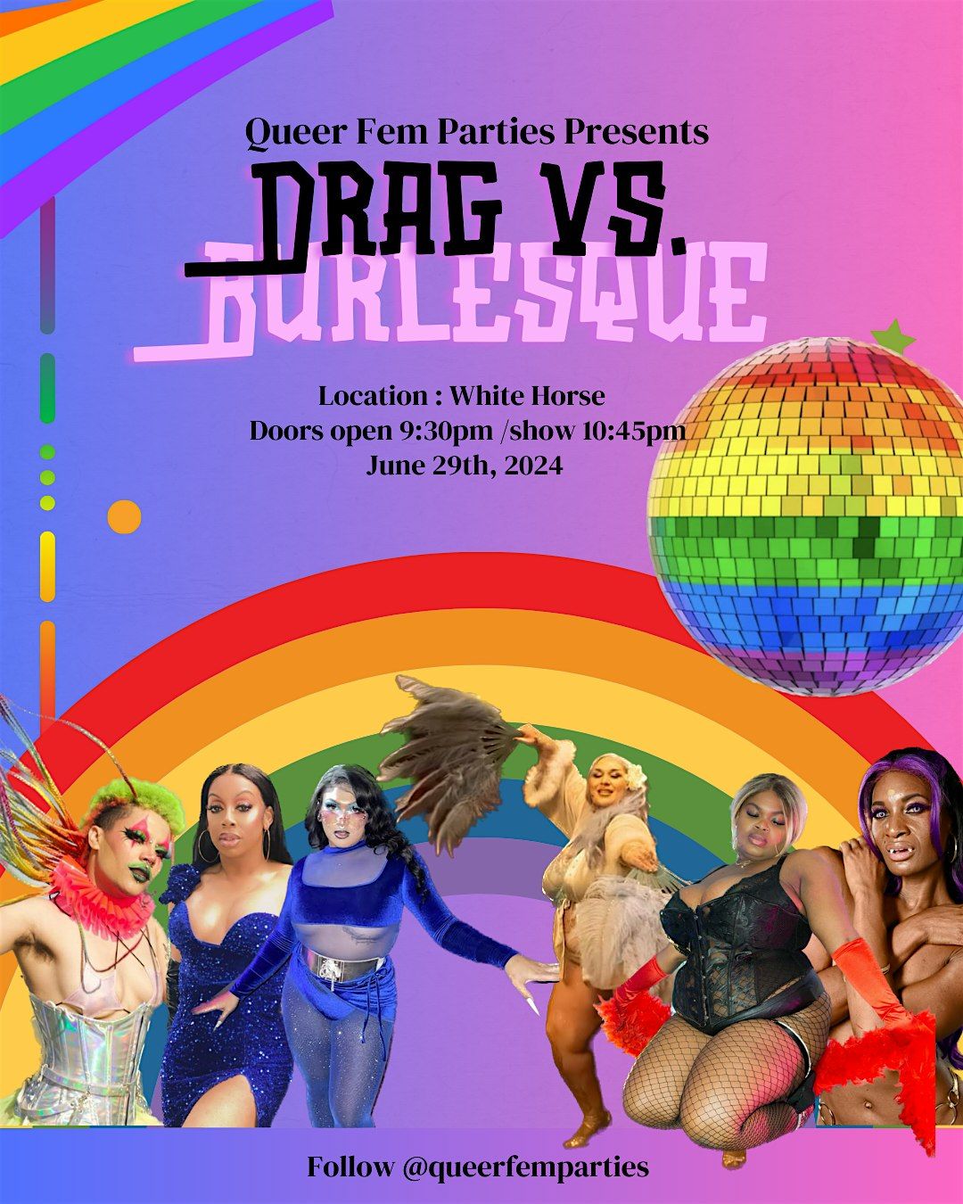 Drag vs Burlesque Pride Show