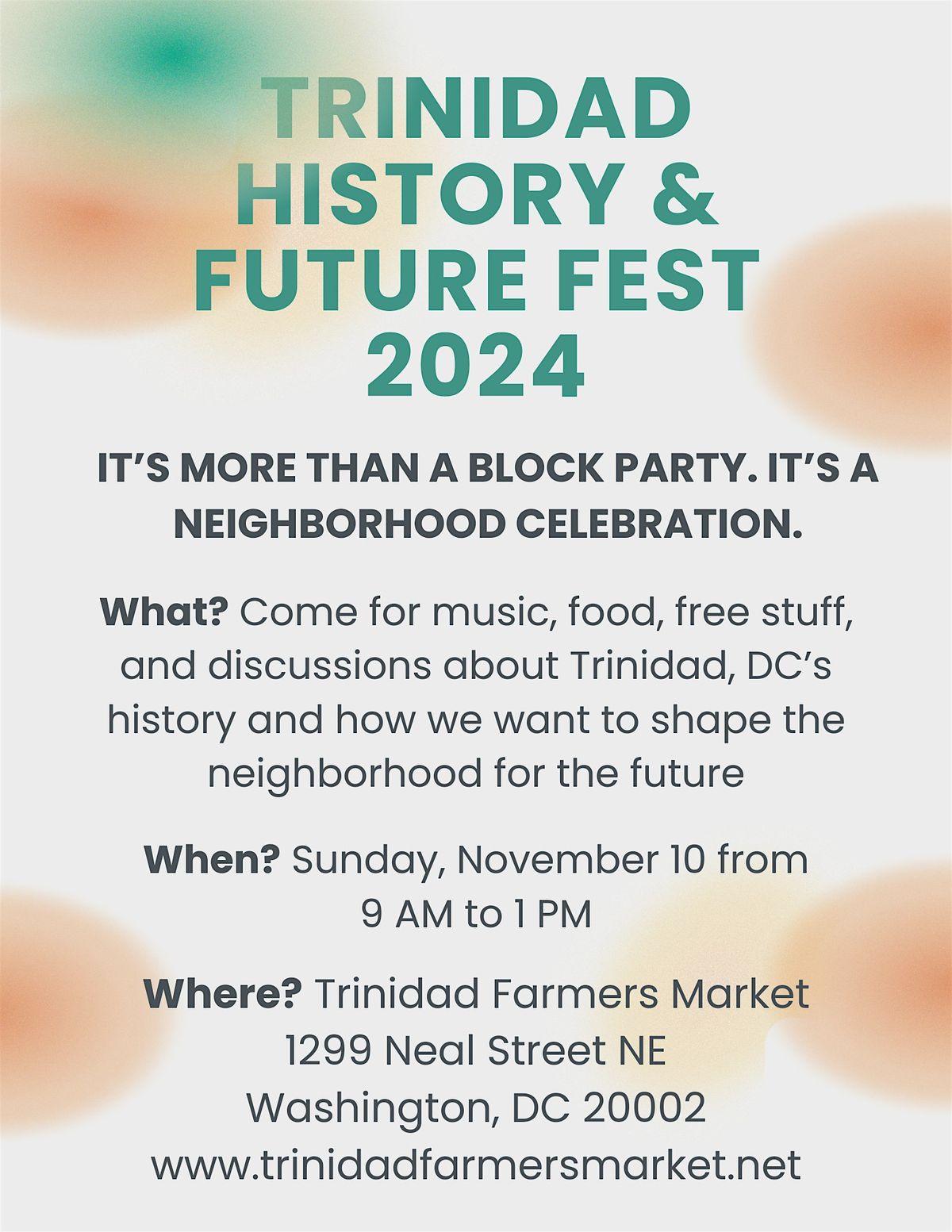 Trinidad History & Future Fest 2024