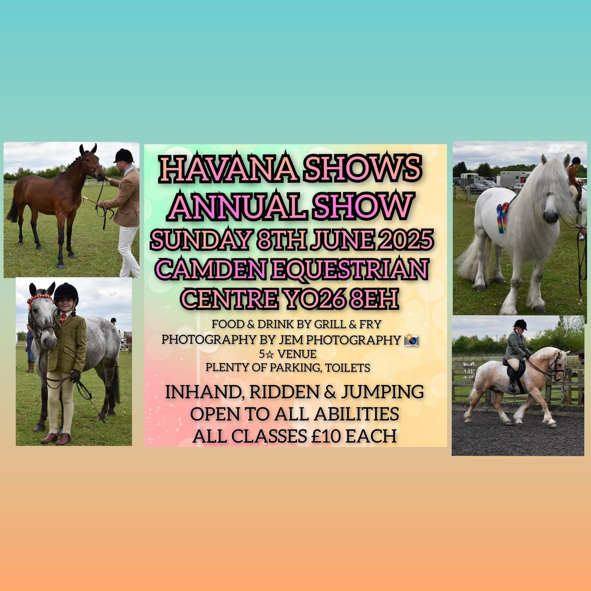 Havana shows annual show 2025 inhand ridden and jumping