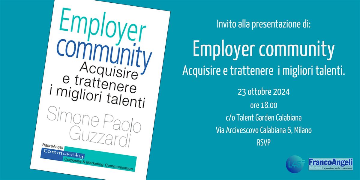 Presentazione del libro "Employer Community" di Simone Paolo Guzzardi