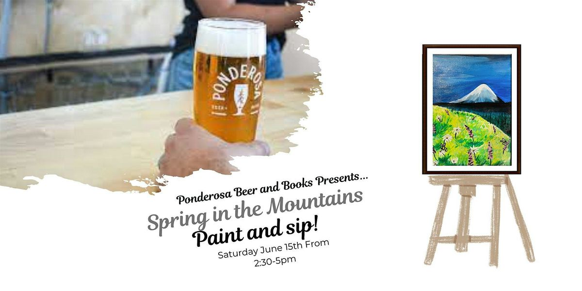 Spring in the Mountains at Ponderosa Beer and Books!