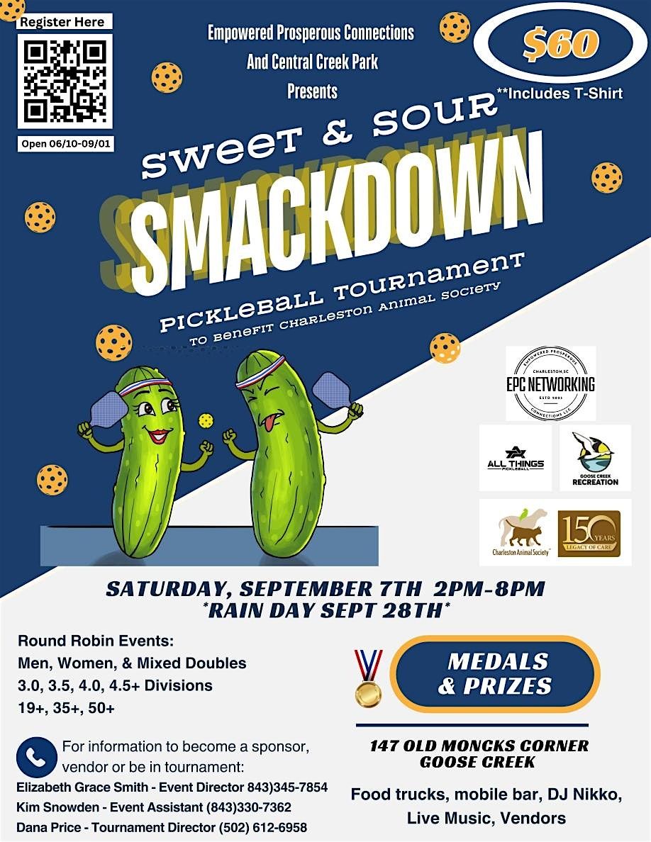 Sweet & Sour Smackdown Pickleball Tournament