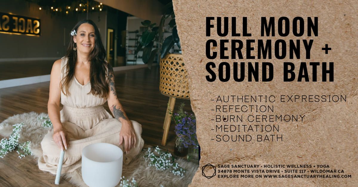 Full Moon Ceremony + Sound Bath