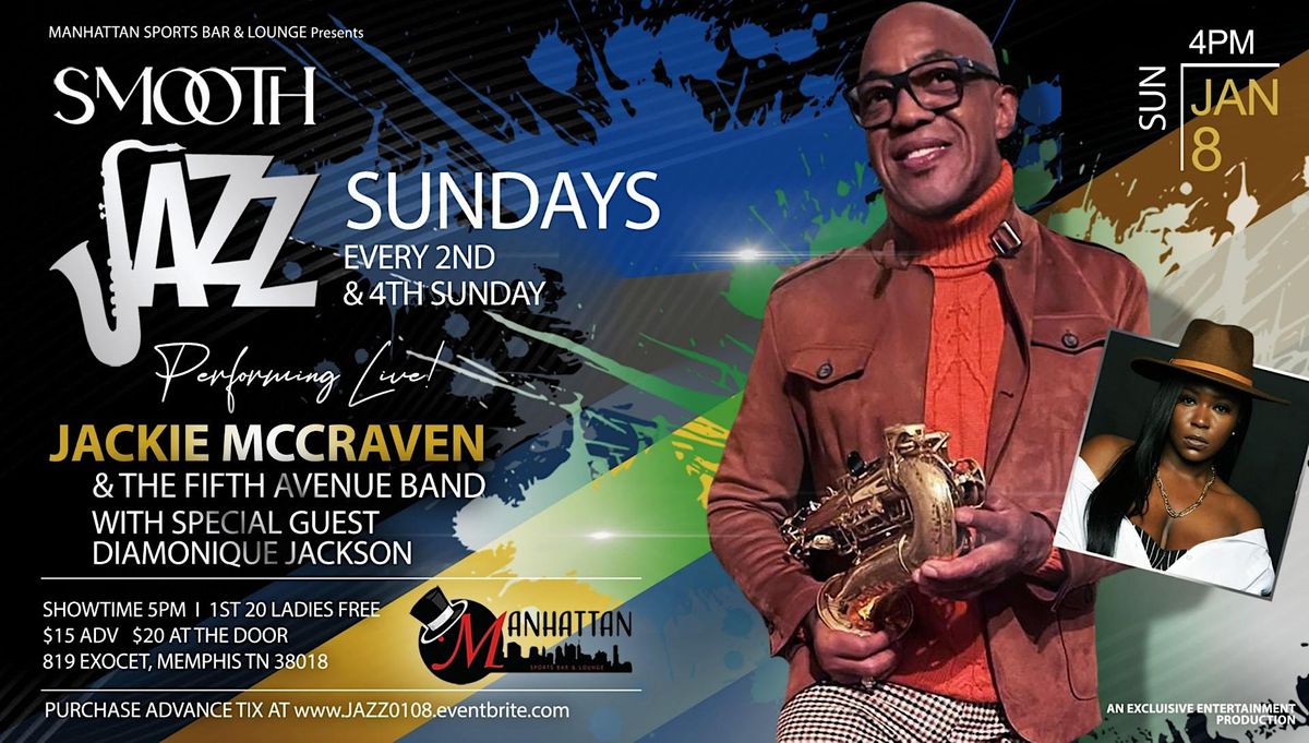 Smooth Jazz Sundays & The Fifth Avenue Band (Jan 8th), Manhattan Sports ...