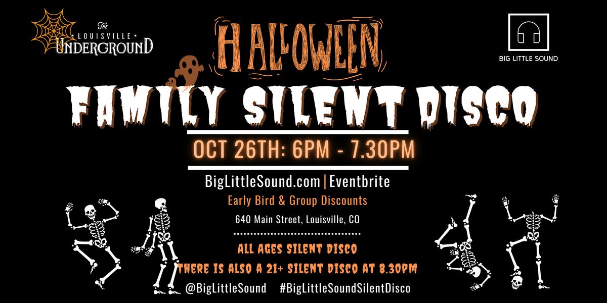 Halloween Silent Disco - All Ages Family Party!