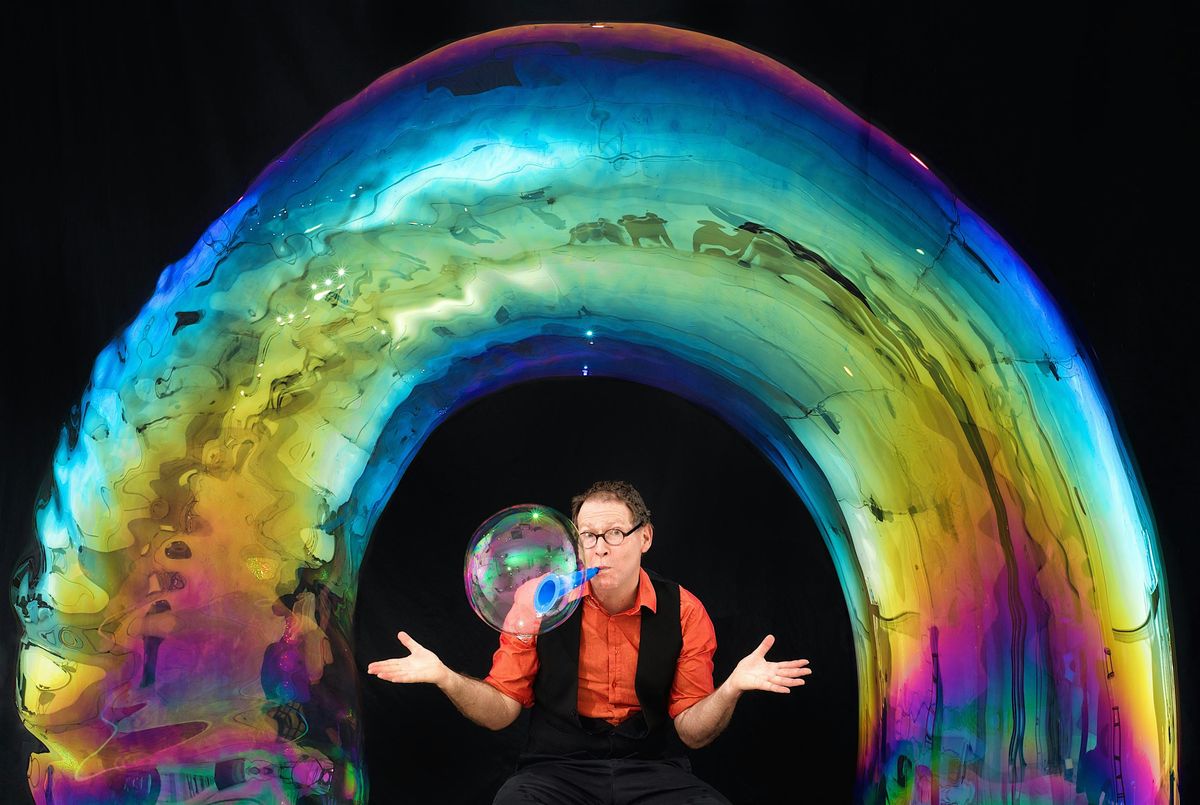 Amazing Bubble Man at Old Liberty Theatre 14 Dec, 11:30 & 2:00