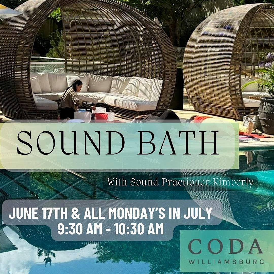 Sound bath by Coda Pool