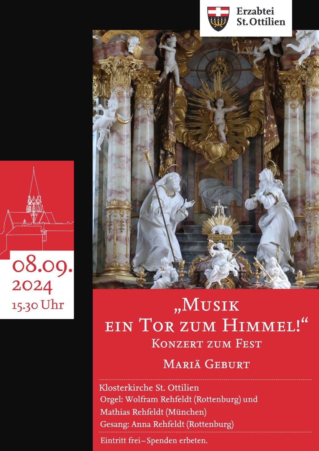 \u201eMusik, ein Tor zum Himmel\u201c \u2013 Konzert zum Fest Mari\u00e4 Geburt 