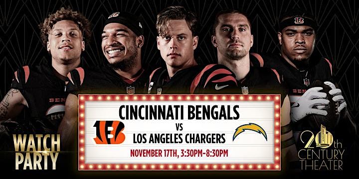 Bengals vs Chargers Watch Party