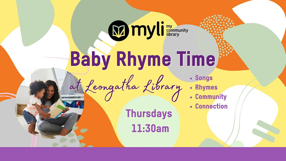 Baby Rhyme Time at Leongatha Library