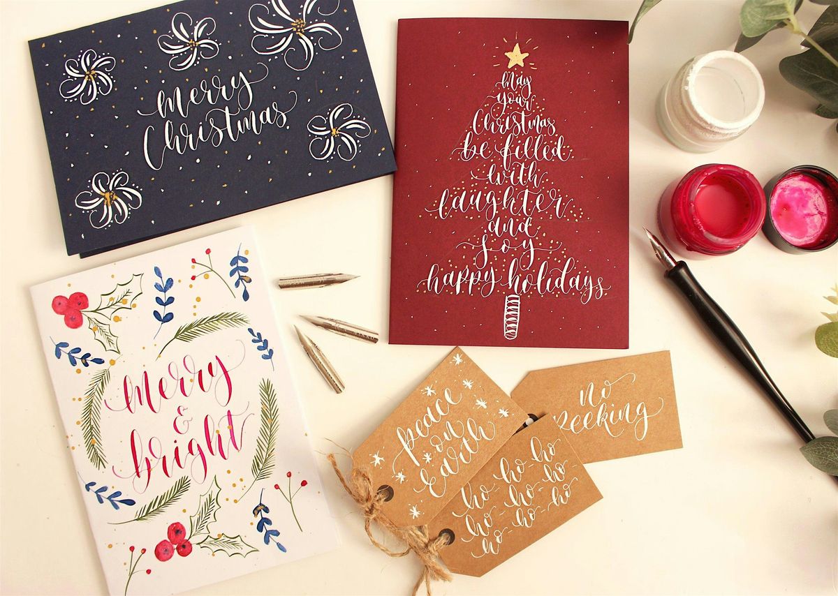 Christmas Card Modern Calligraphy Workshop