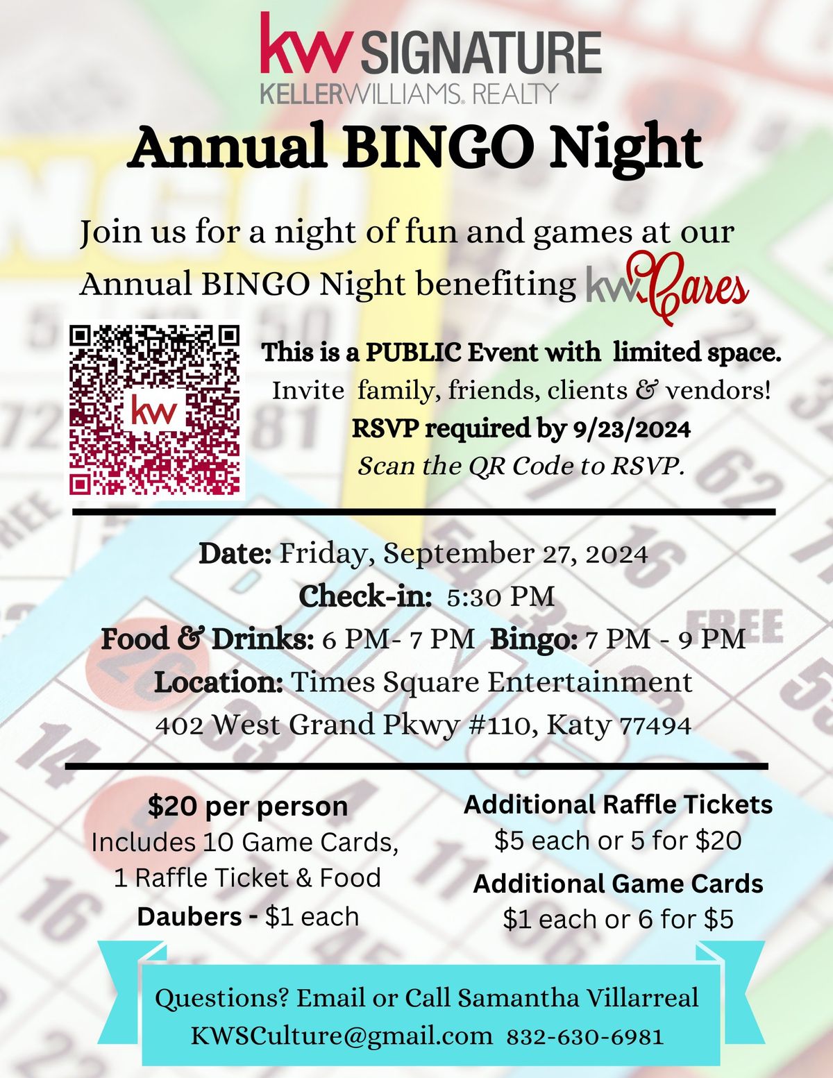 Annual BINGO Night