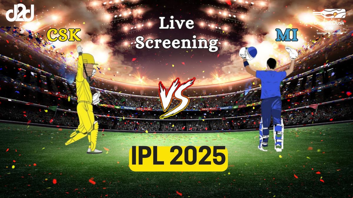 Screening of Chennai Super Kings vs Mumbai Indians.