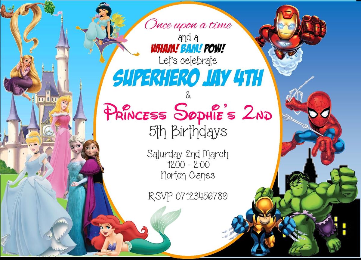 Princess and Hero Party