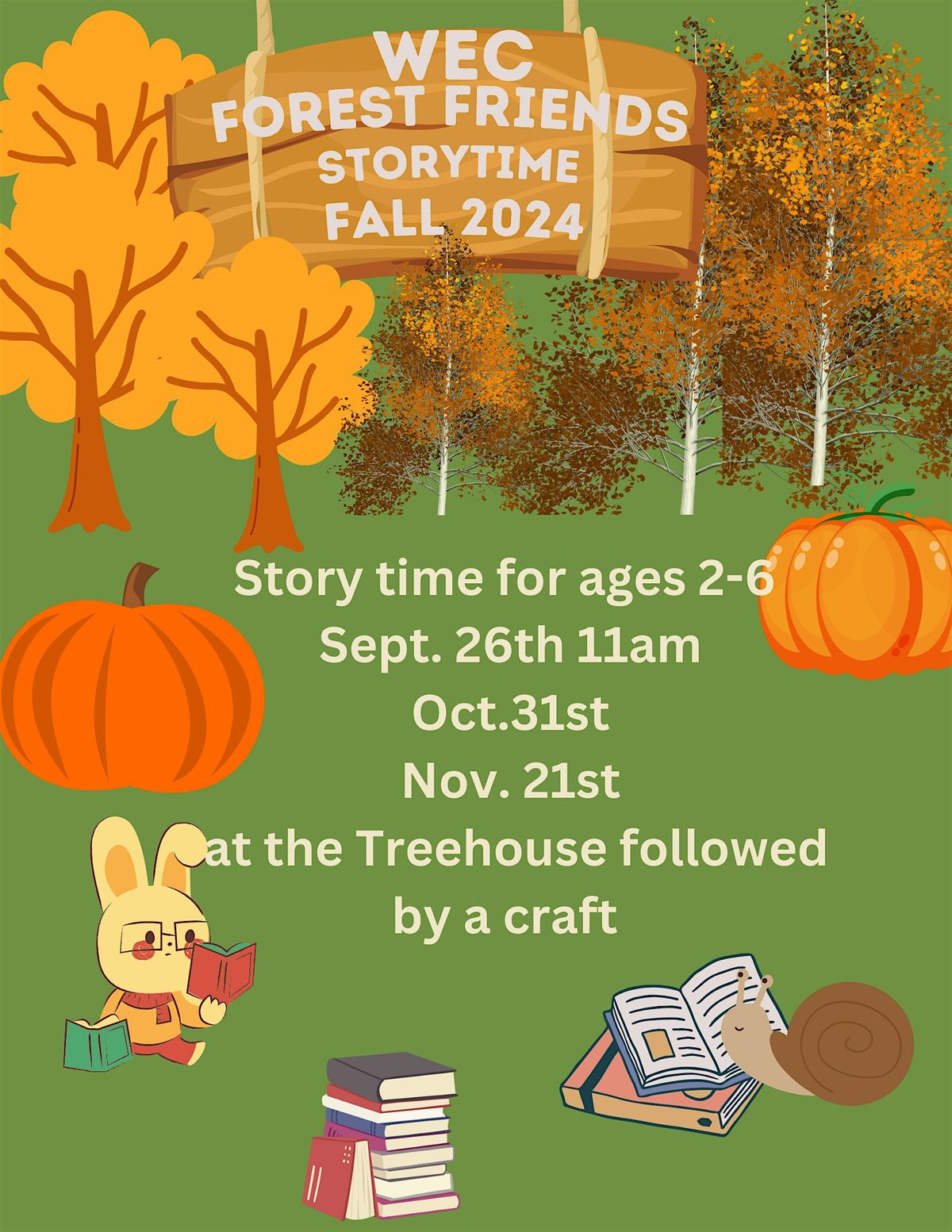 Forest Friends Story Time: Halloween