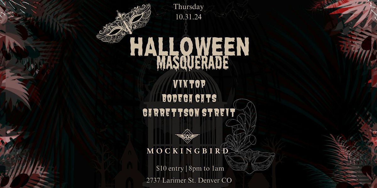 Mockingbird\u2019s Halloween Night Masquerade