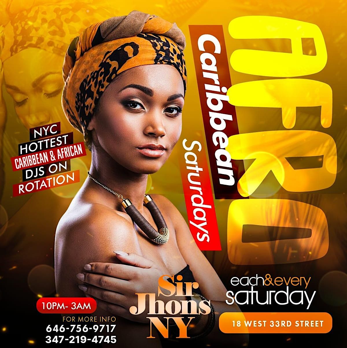 Afro Caribbean Saturdays