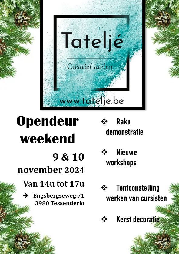 Opendeur Weekend Tatelj\u00e9