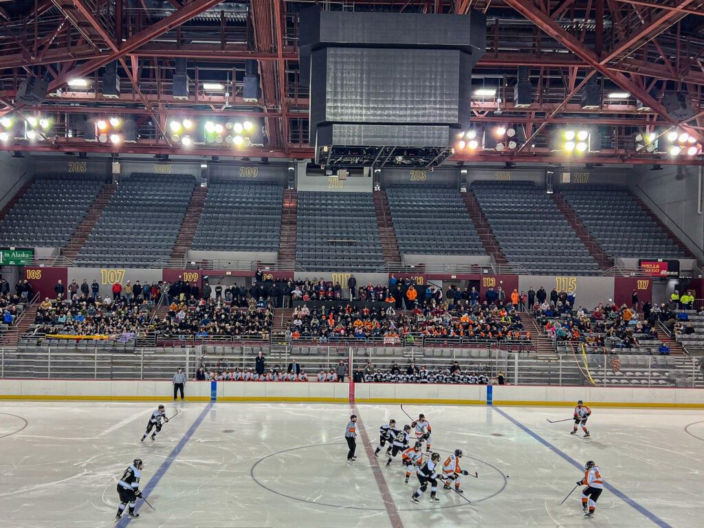 Fairbanks Ice Dogs at Anchorage Wolverines at Sullivan Arena