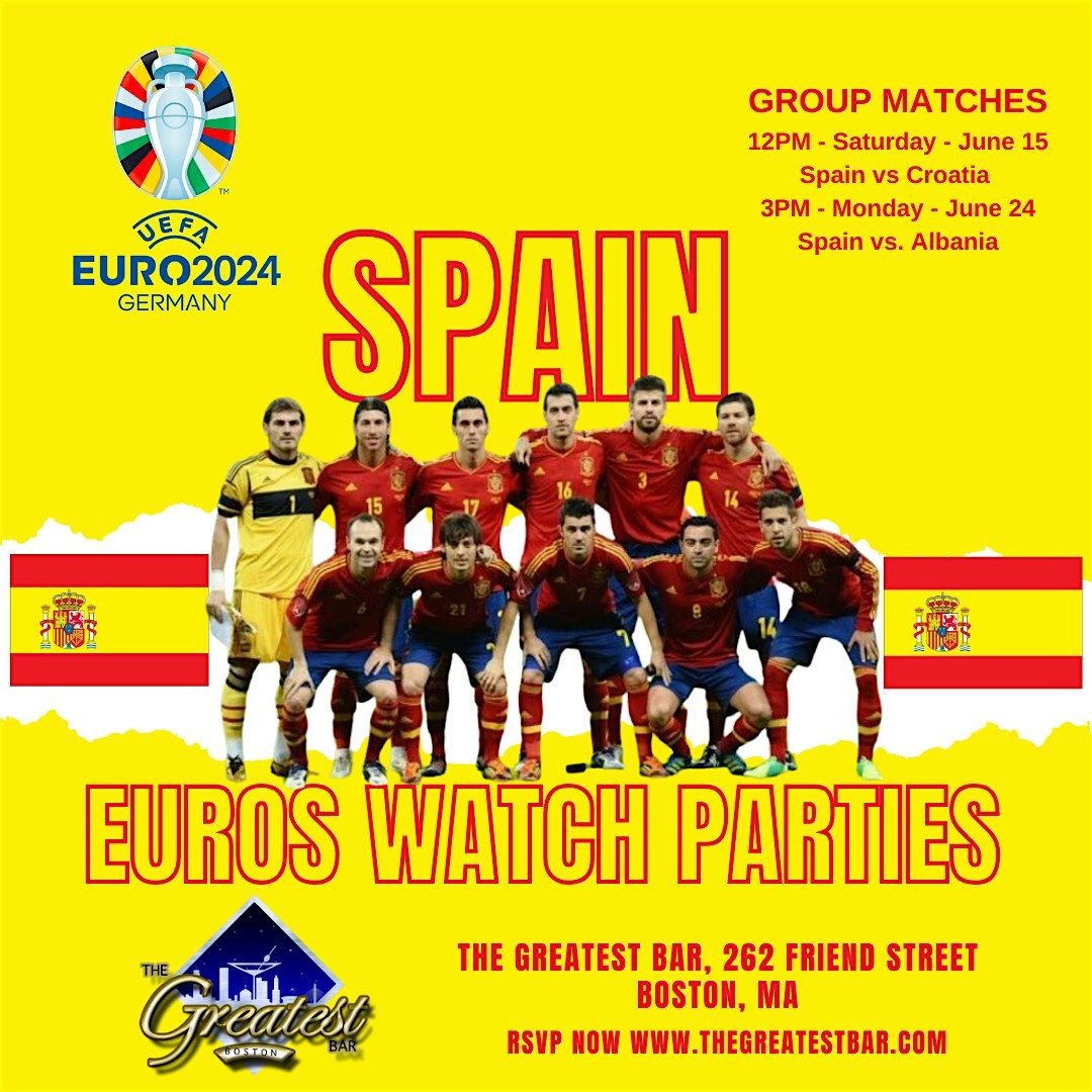 Spain Euros Watch Parties