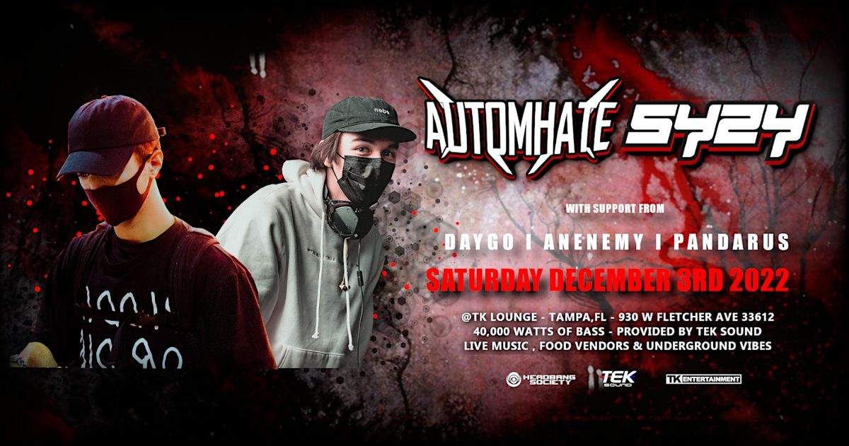 Automhate x Syzy @Tk Lounge - Tampa,FL, Tampa Karaoke Vip / TK Lounge ...