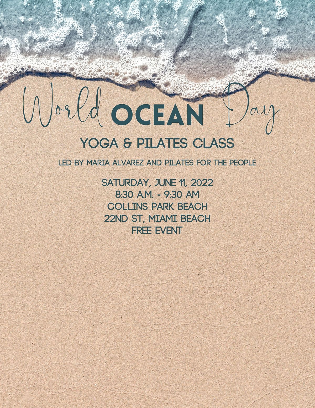 2022 World Ocean Celebration - Yoga & Pilates Class