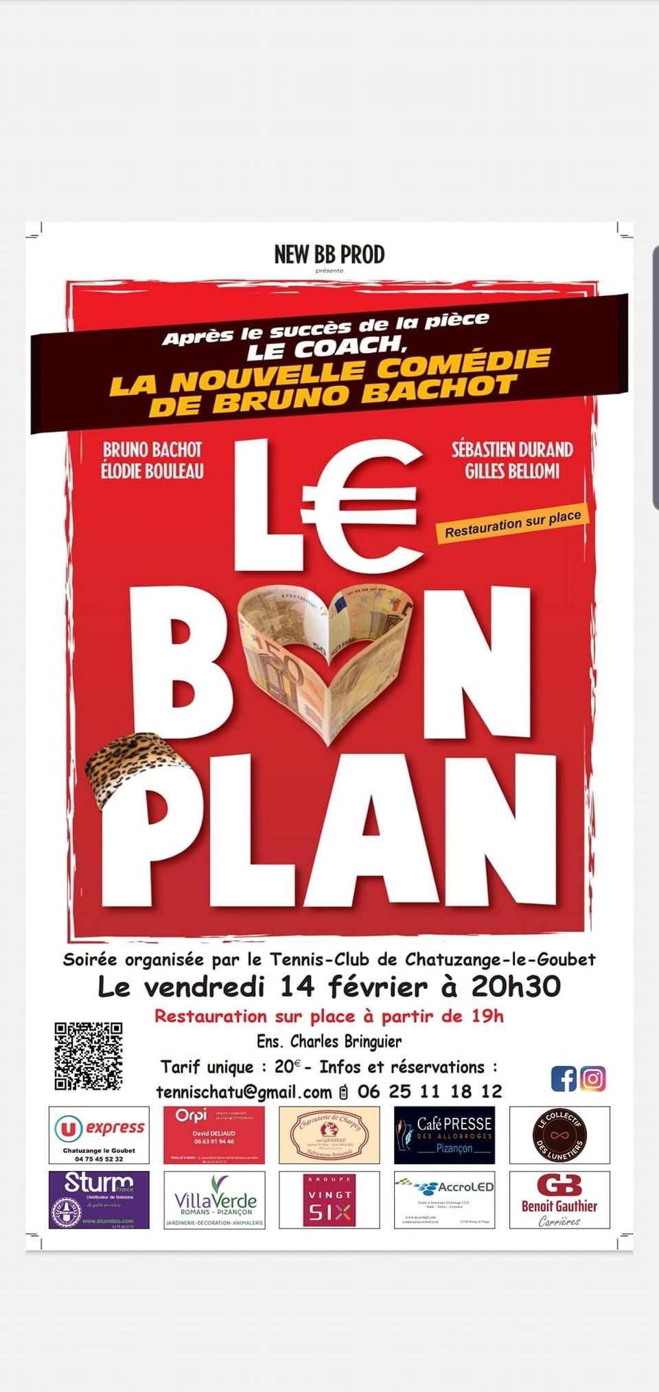 pi\u00e8ce de th\u00e9\u00e2tre "Le Bon Plan"