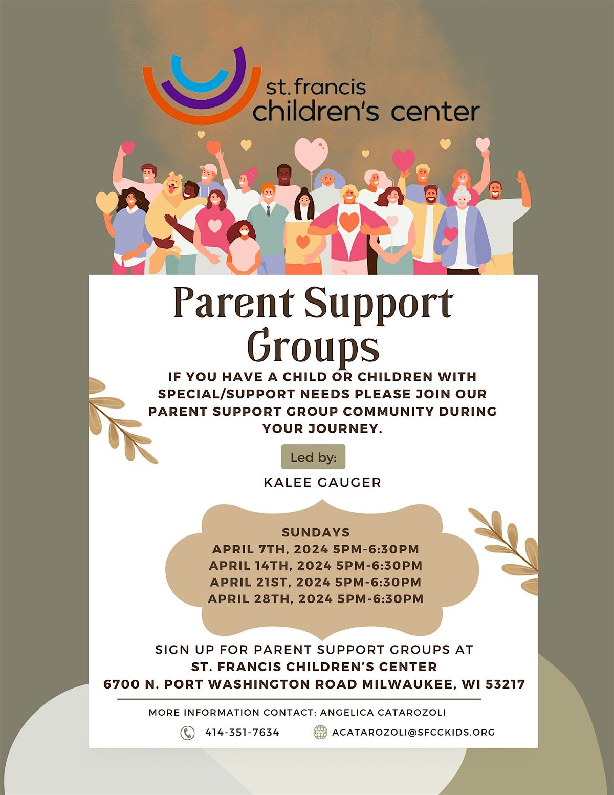 Parent Support Group- For Parents of children with Special\/Support Needs