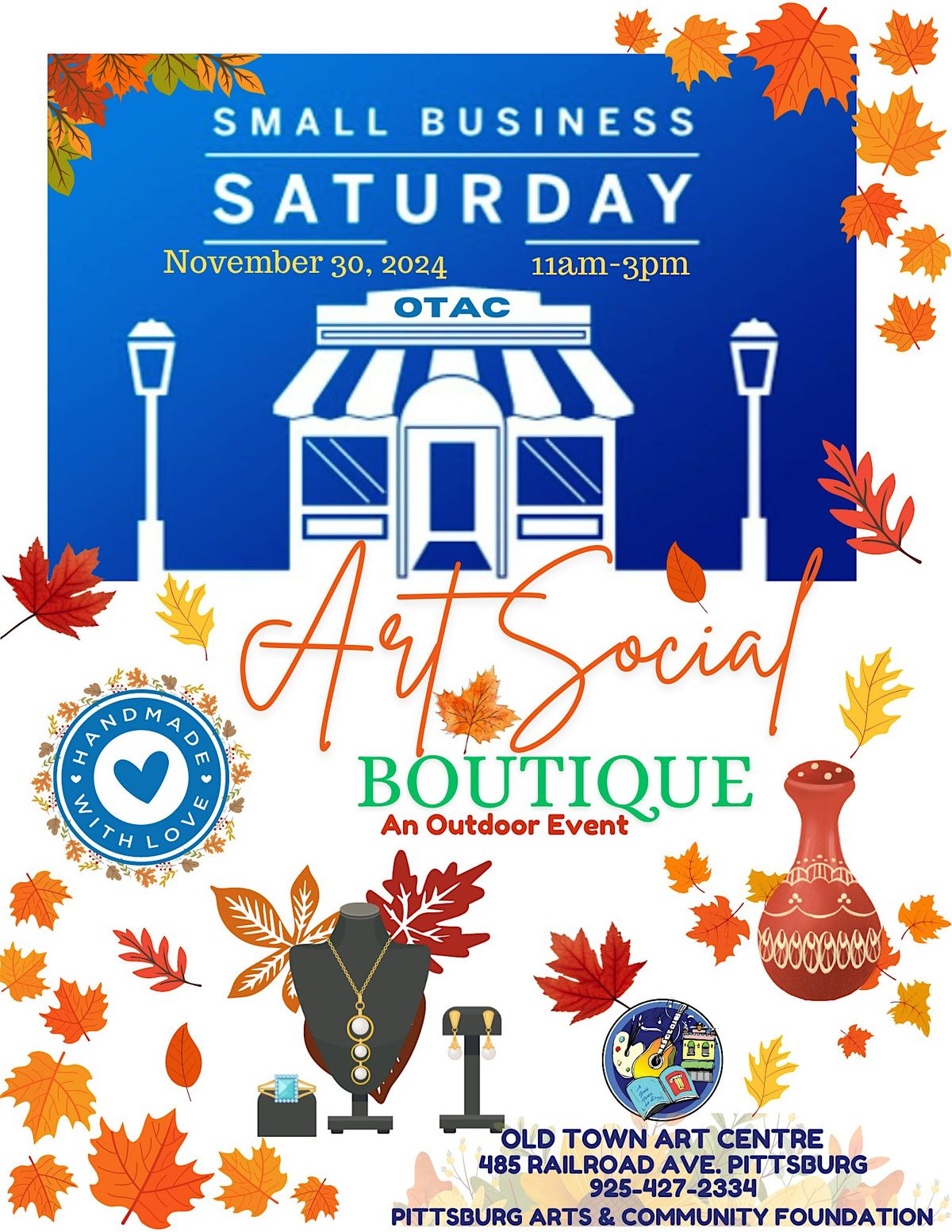 Small Business Saturday Art Social Boutique