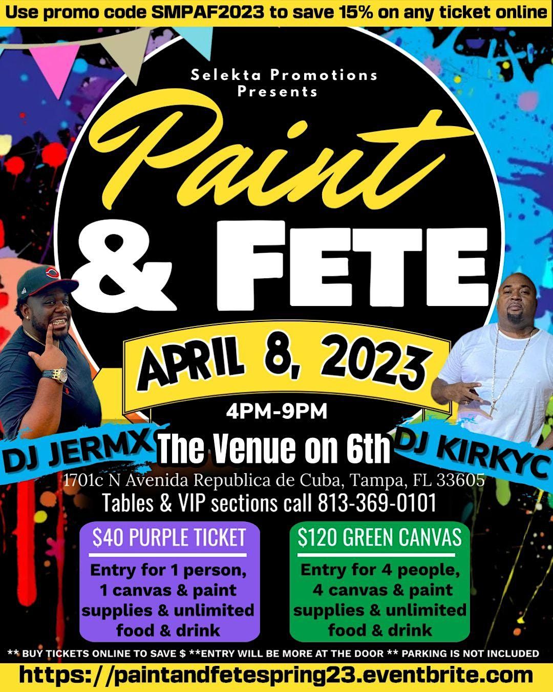 PAINT AND FETE