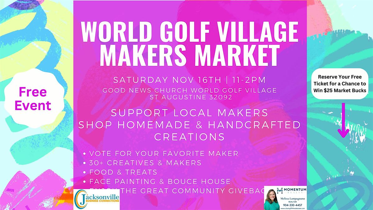 3rd Annual World Golf Village Makers Market